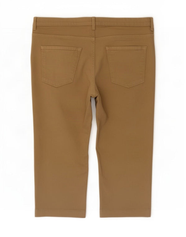 Женские шорты-бермуды приталенного кроя Massimo Dutti EU 44 XL W34 Коричневые
