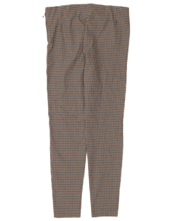 Женские леггинсы Zara UK 18 XL Коричневые вискоза с узором 
