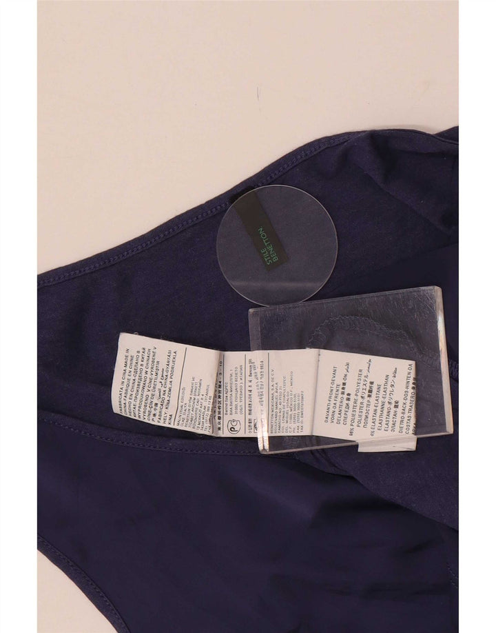 Женский жилет Benetton UK 12, средний фиолетовый, полиэстер
