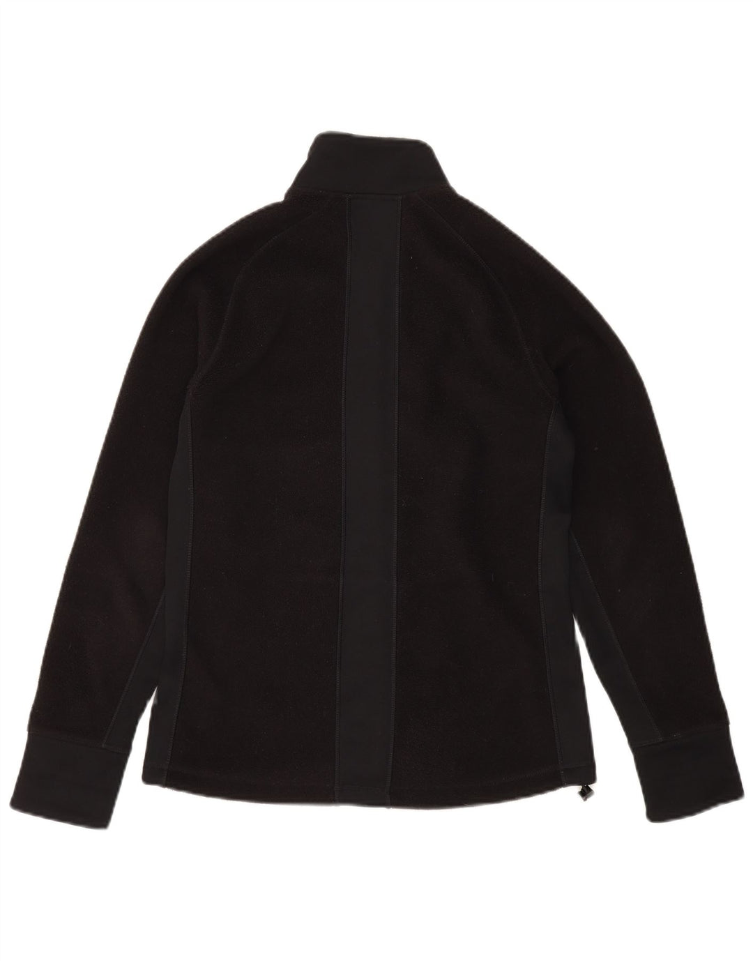 Женская флисовая куртка ASICS UK 10, маленькая, черная, полиэстер