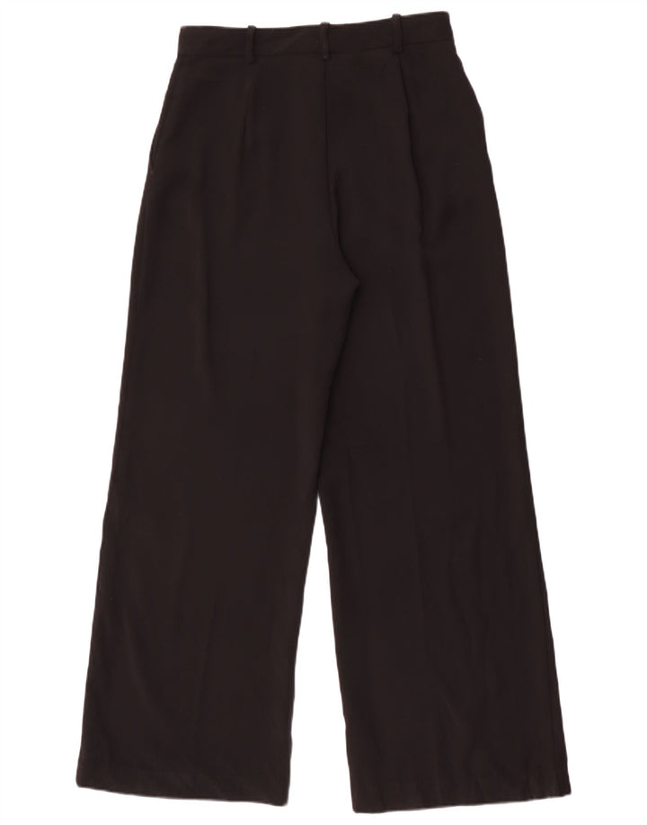 Женские широкие брюки чинос Zara W28 L29, черные, полиэстер