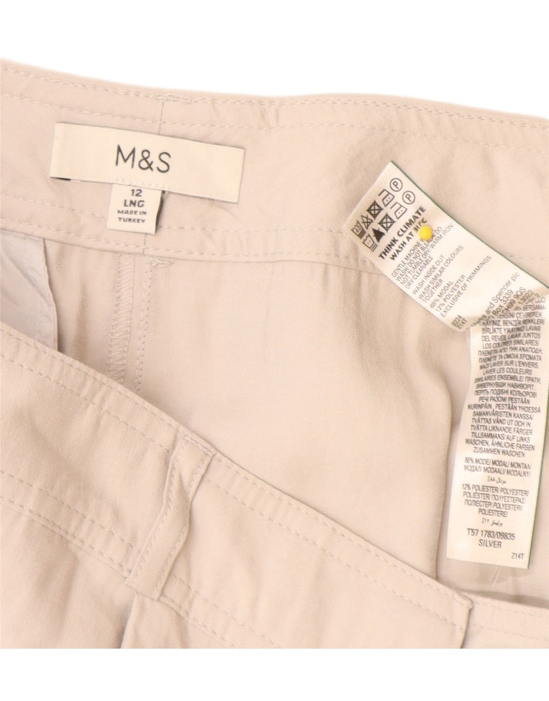 Женские брюки карго для джоггеров Marks & Spencer UK 12 Medium W30 L32 Серые