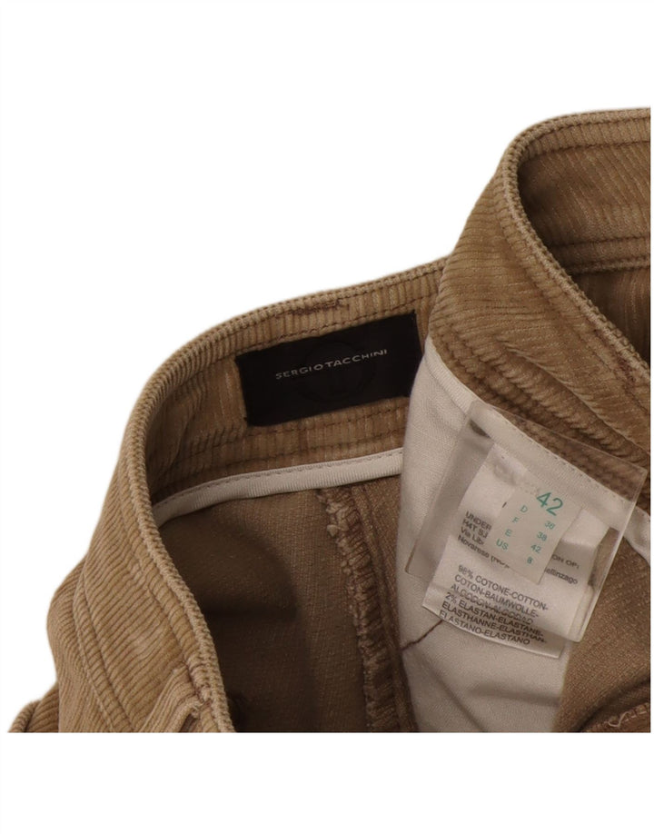 Женские вельветовые брюки Sergio Tacchini IT 42 Medium W32 L26 Бежевые