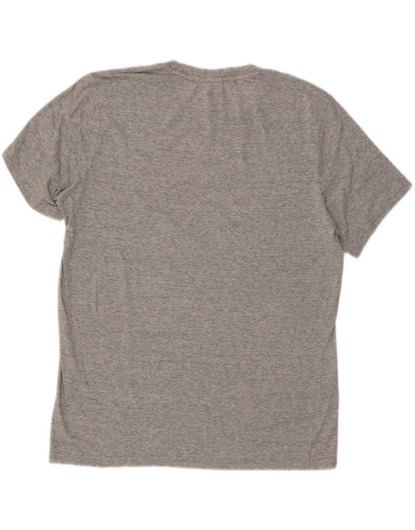 Мужская футболка Champion 2XL, серый хлопок с крапинками