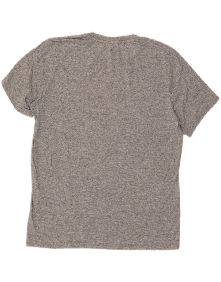 Мужская футболка Champion 2XL, серый хлопок с крапинками