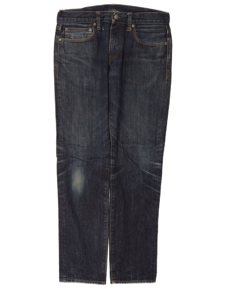 Мужские прямые джинсы J. CREW 770 W34 L30 темно-синие