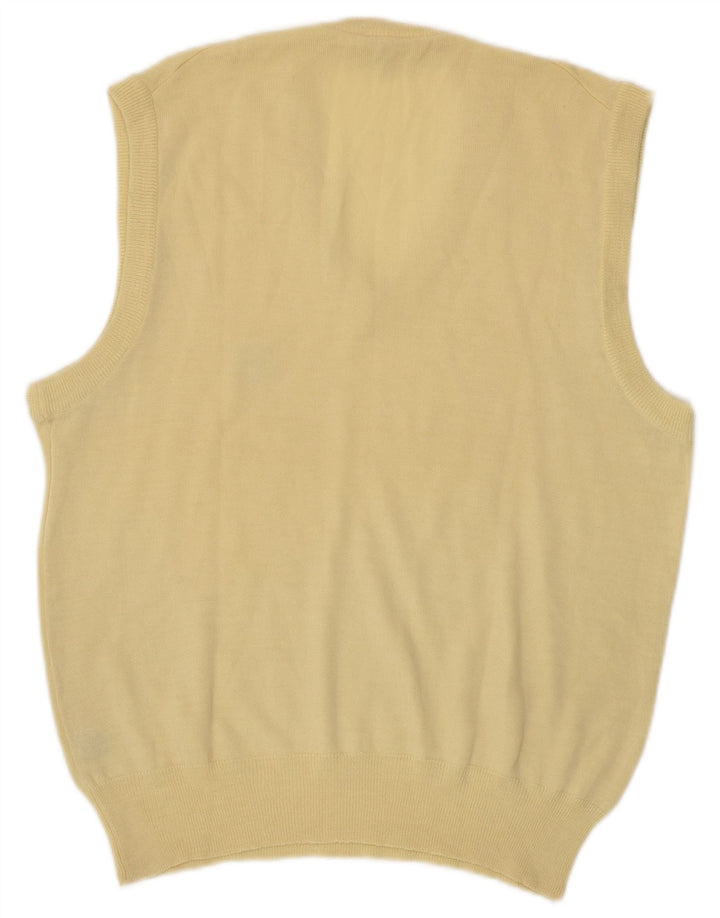 Мужская майка Fila Vest IT 48, средний желтый из натуральной шерсти