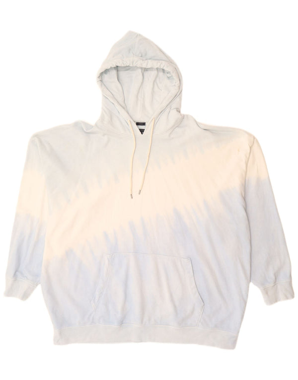 Мужской джемпер с капюшоном оверсайз Gap XL, синий, хлопок тай-дай