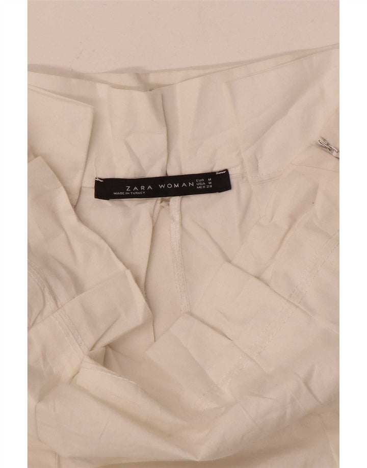 Женская юбка-трапеция Zara Medium W30, белая