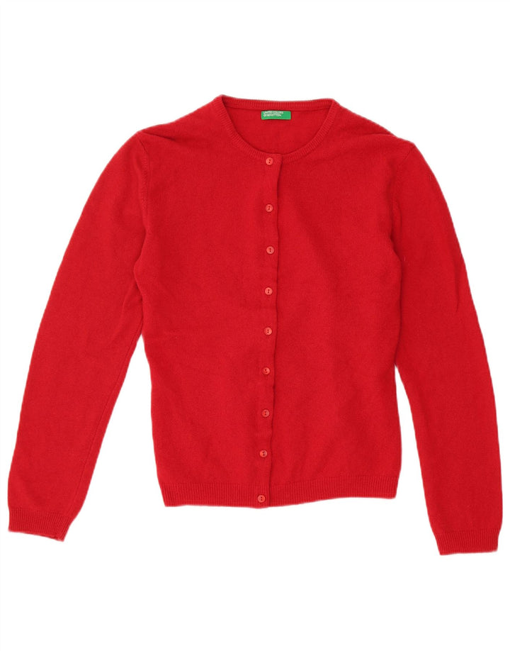 Женский кардиган Benetton UK 12 Средний Красный