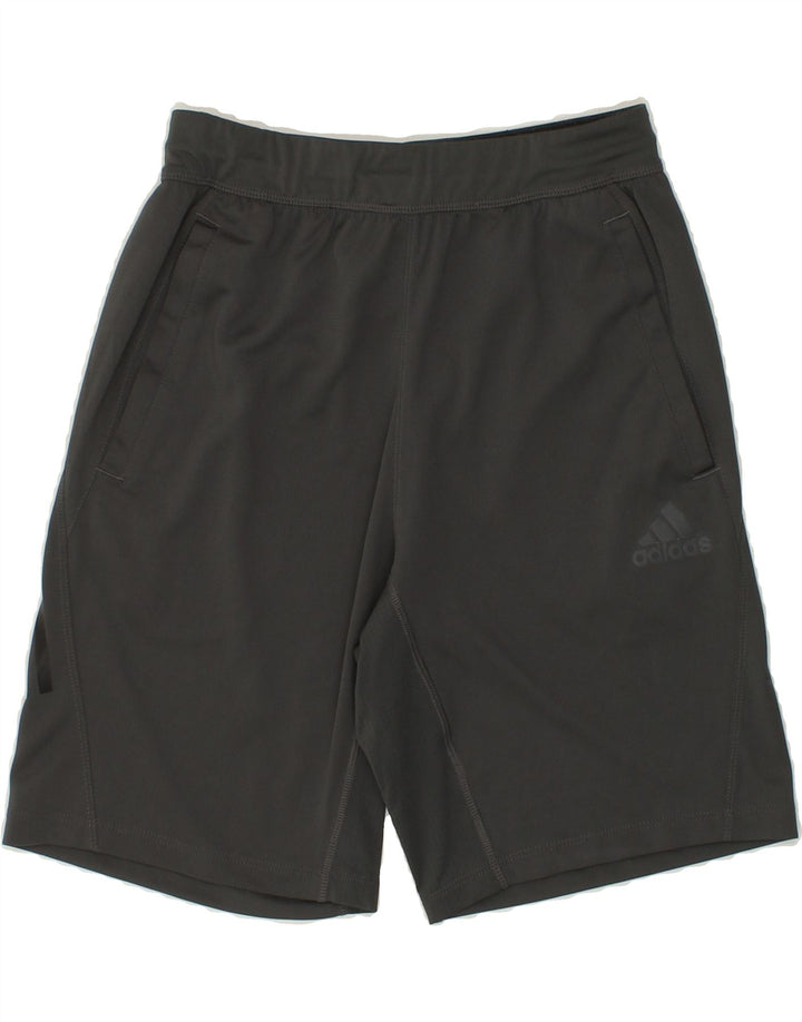 ADIDAS Mens Aeroready Sport Shorts Small Grey Polyester Vintage Adidas and Second-Hand Adidas from Messina Hembry 