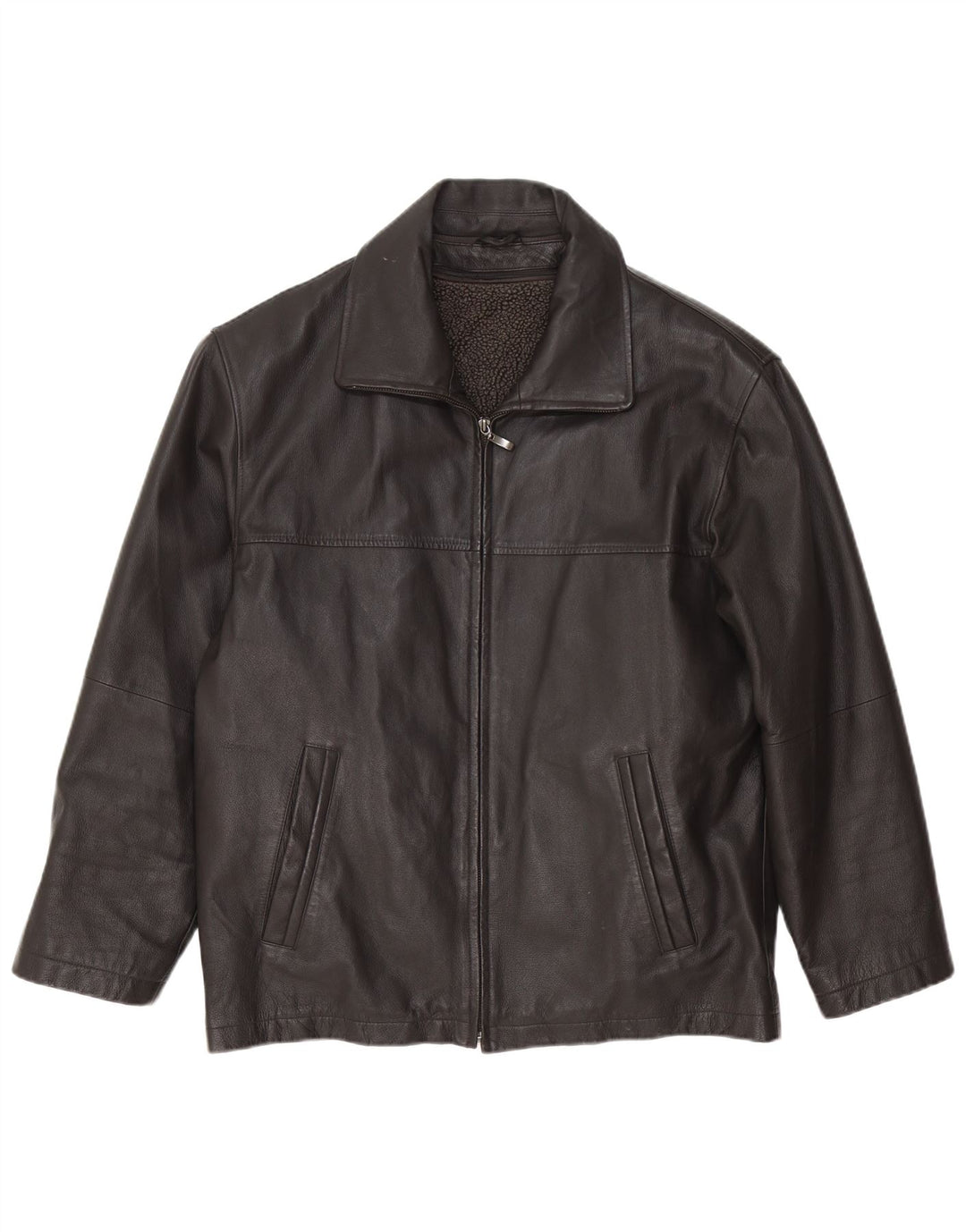 Мужская кожаная куртка Canda IT 48 Medium Black