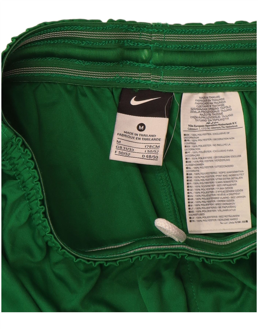Мужские спортивные шорты Nike с графическим рисунком, средний зеленый полиэстер