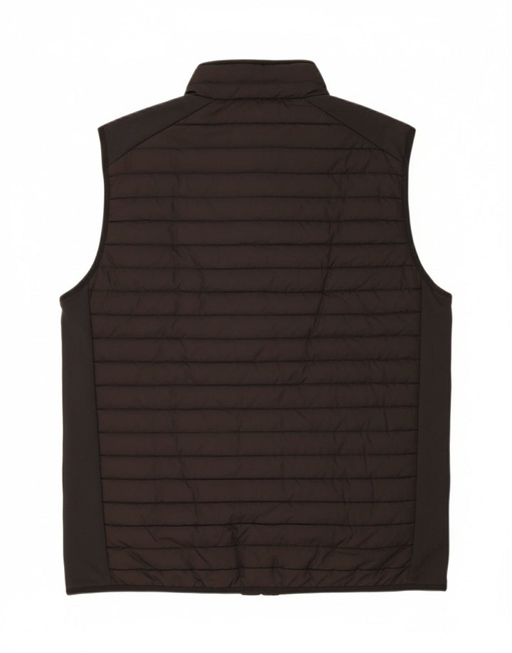 JACK & JONES Mens Padded Gilet UK 42 XL Black Polyester