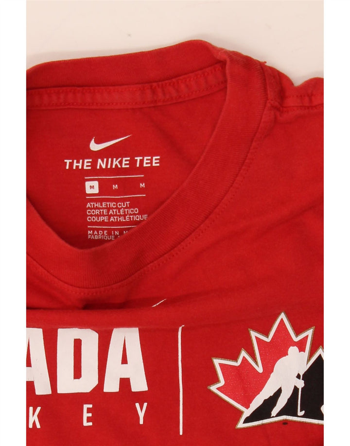 Футболка с графическим рисунком спортивного кроя Nike для мальчиков, топ 10–11 лет, средний красный