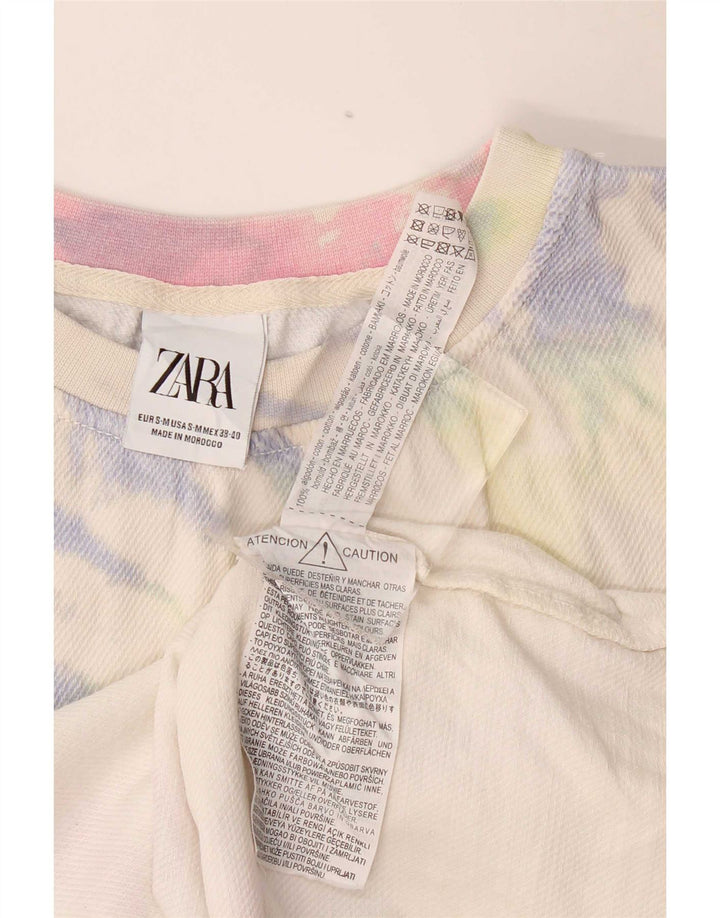 Мужской жилет Zara, маленький разноцветный хлопковый принт тай-дай