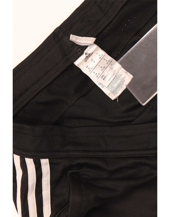 Женские спортивные брюки Adidas Climacool UK 12/14, средний черный полиэстер