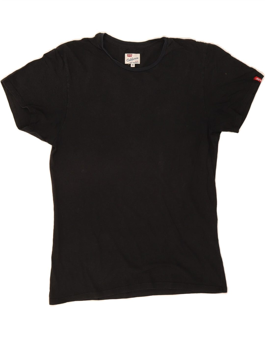 LEVI'S Womens T-Shirt Top UK 14 Medium Black Cotton Vintage Levi's and Second-Hand Levi's from Messina Hembry 