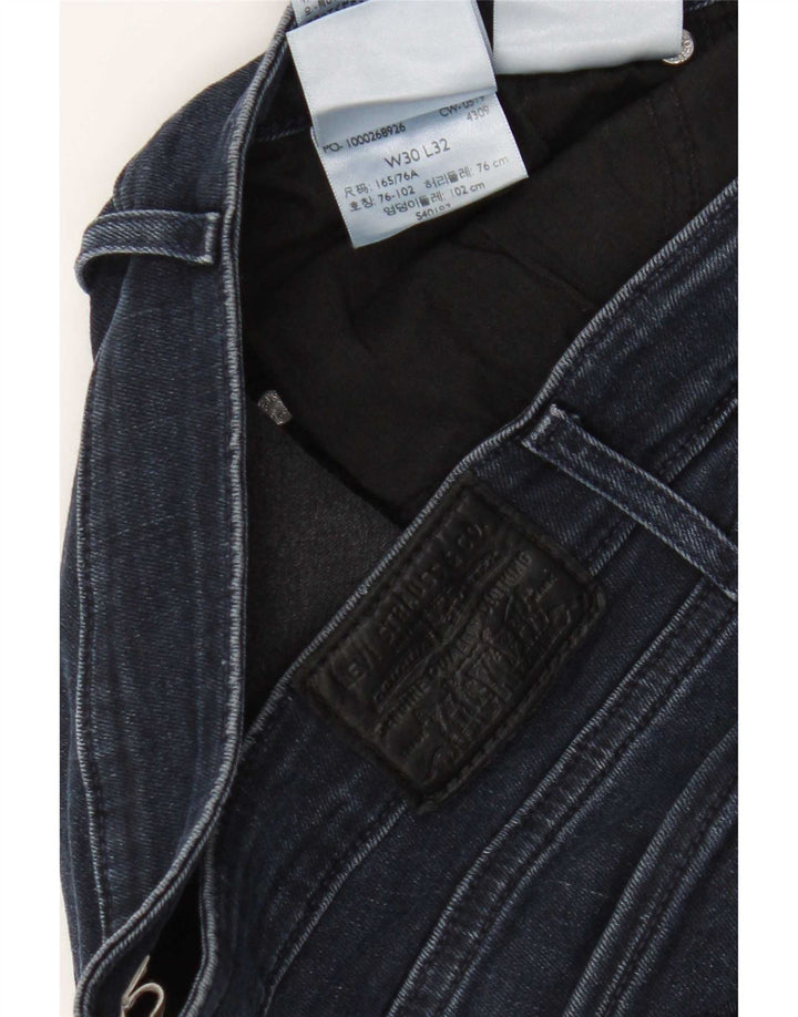 Женские джинсы Levi's 712 Slim W30 L29 Темно-синие, хлопок