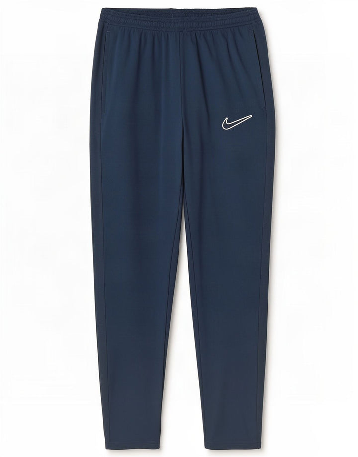 Мужские спортивные брюки Nike Dri Fit среднего размера, темно-синие, полиэстер
