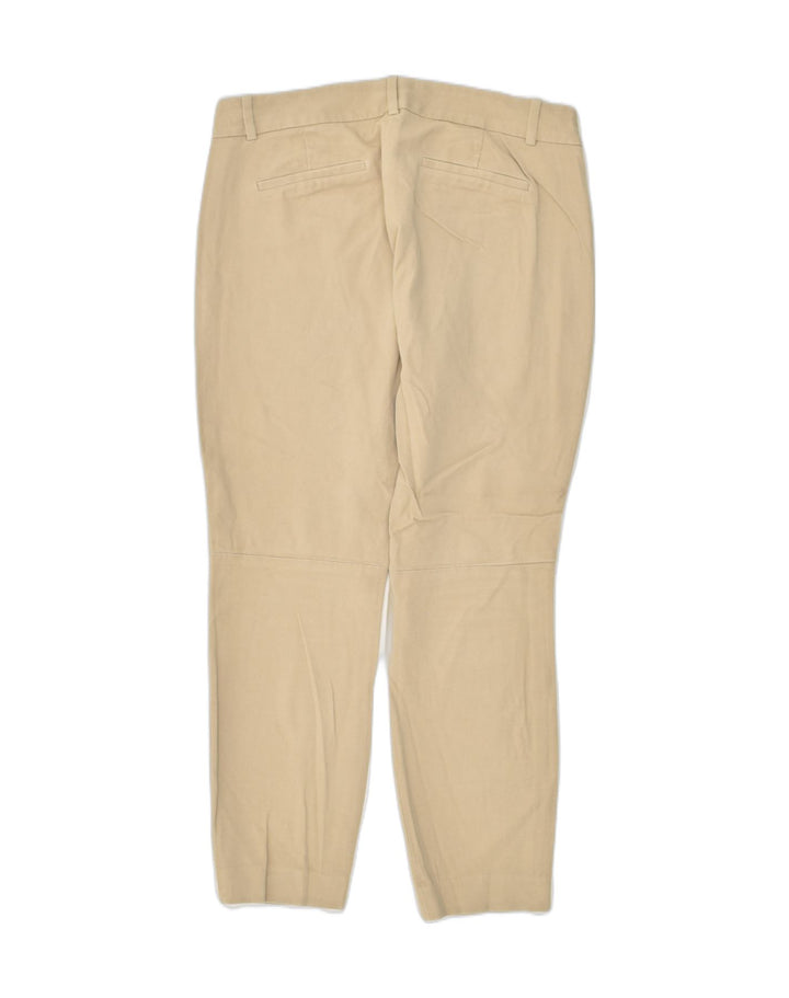J. CREW Womens Minnie Slim Casual Trousers US 8 Medium W32 L24 Beige | Vintage J. Crew | Thrift | Second-Hand J. Crew | Used Clothing | Messina Hembry 