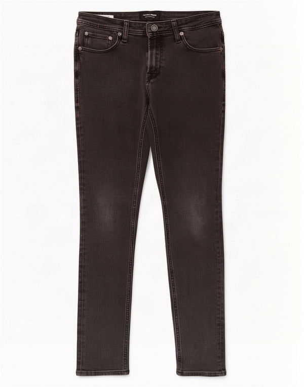 Мужские джинсы Jack & Jones Liam Slim W30 L32, серый хлопок