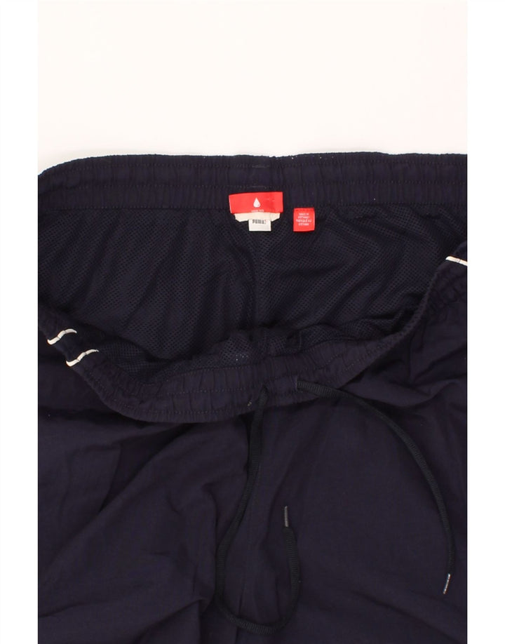 PUMA Mens Sport Shorts XL Navy Blue Vintage Puma and Second-Hand Puma from Messina Hembry 