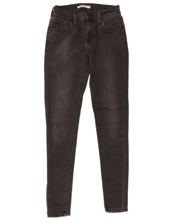 Женские джинсы Levi's 710 Super Skinny W26 L30, черный хлопок