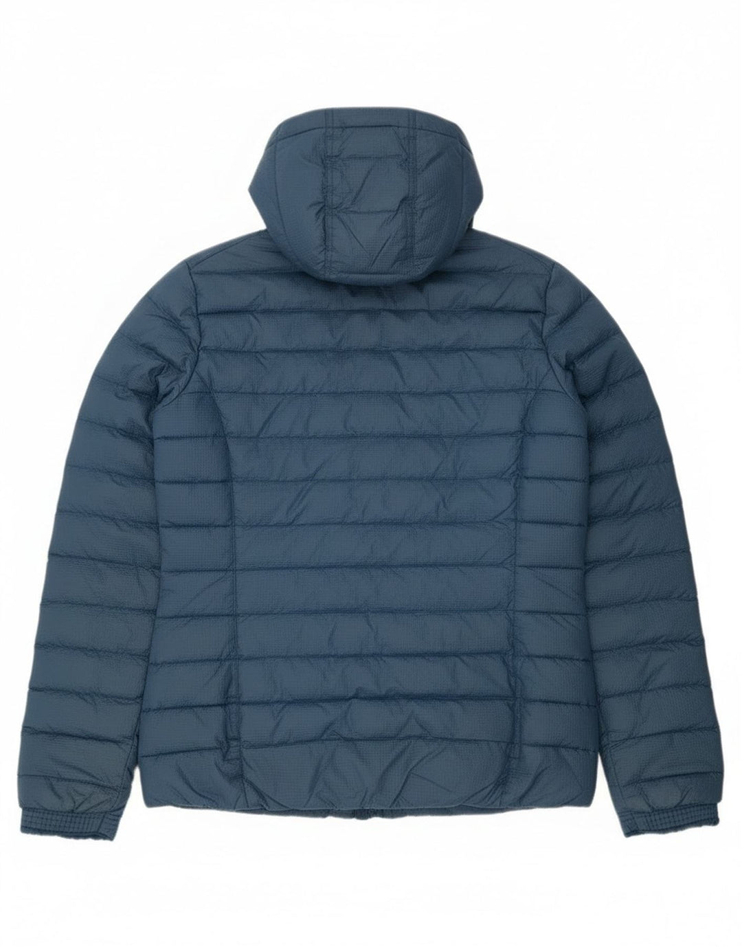 Женская утепленная куртка Adidas с капюшоном UK 14, средний синий нейлон