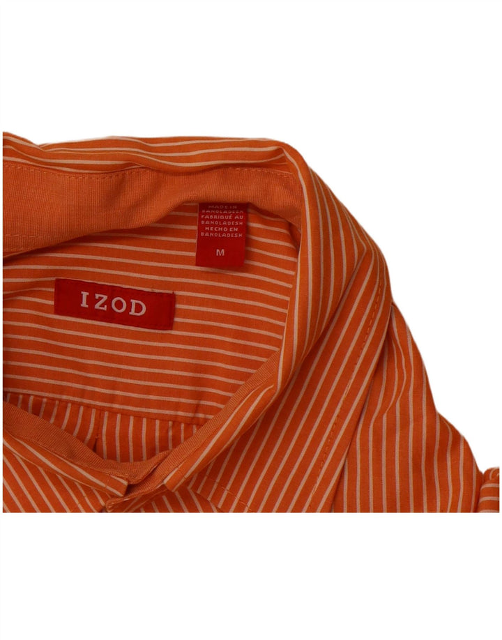 Рубашка мужская Izod Medium Orange в тонкую полоску