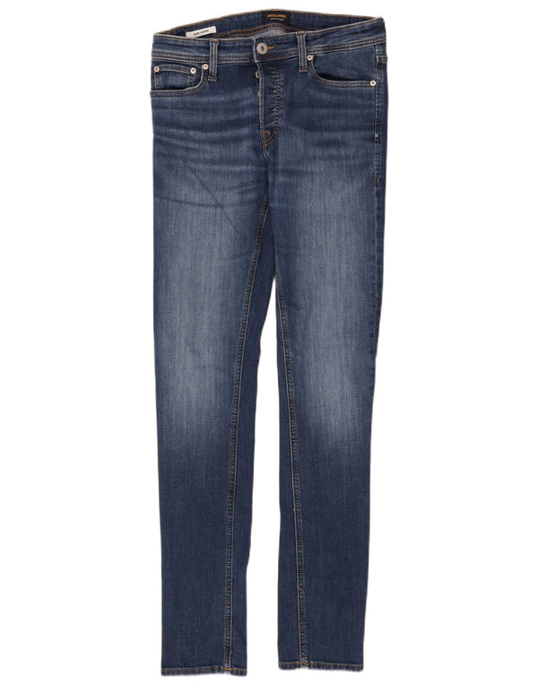 Мужские узкие джинсы Jack & Jones GLENN W31 L34, синий хлопок