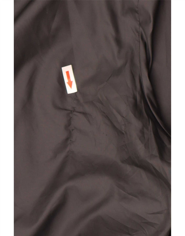 Мужская дождевик с капюшоном и графикой Nike UK 42 XL, черный полиэстер