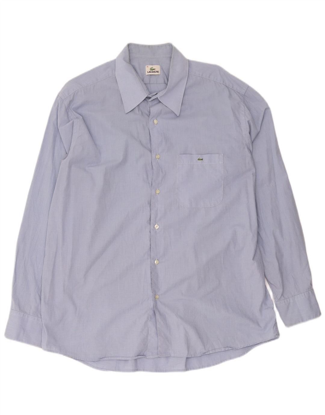 Мужская рубашка Lacoste размер 46 2XL синяя