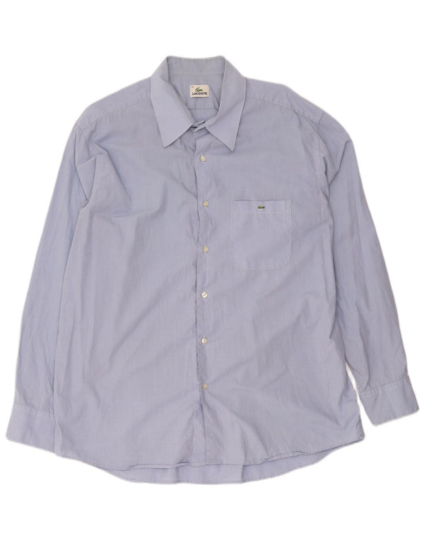 Мужская рубашка Lacoste размер 46 2XL синяя