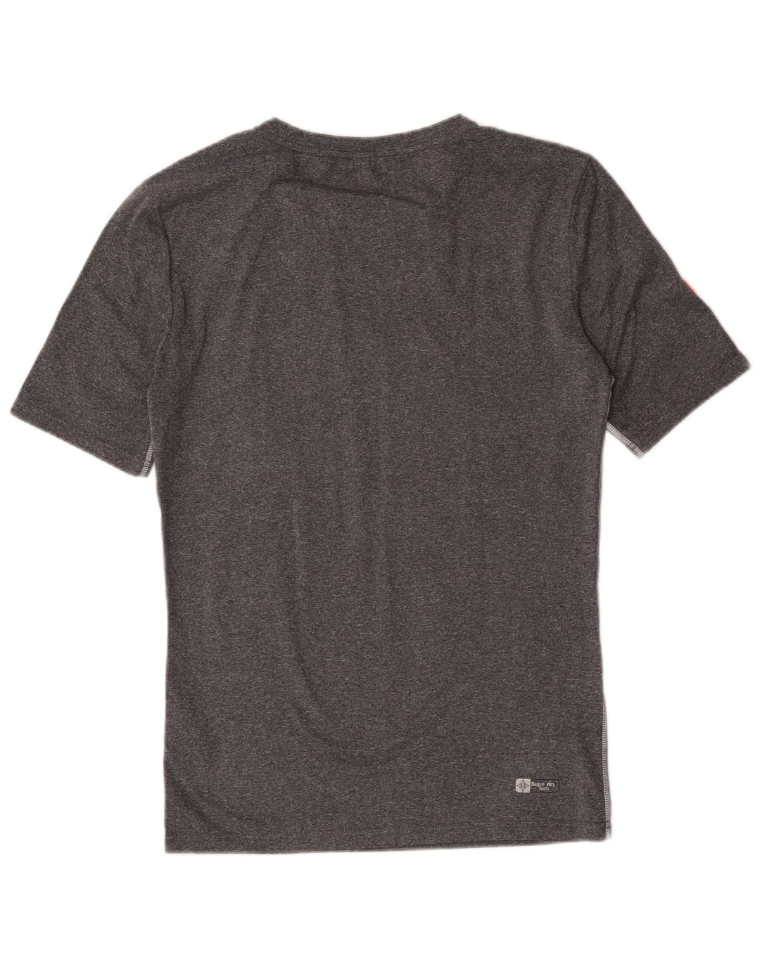 Женская футболка с рисунком Superdry Top UK 14, большой серый полиэстер с крапинками