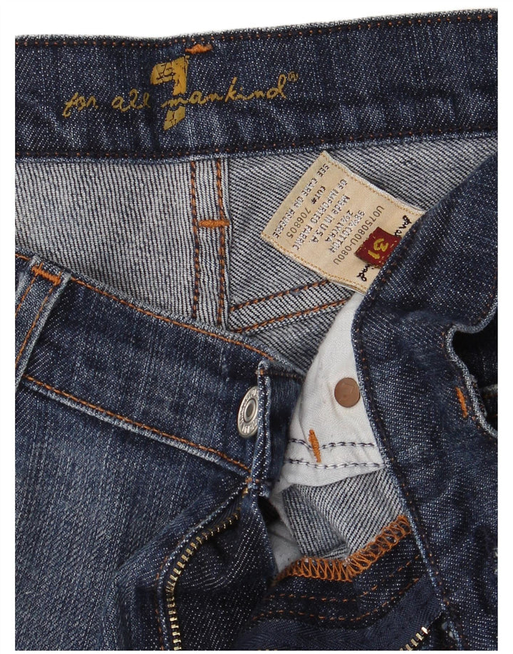 Женские джинсы Bootcut 7 For All Mankind W31 L30, синий хлопок