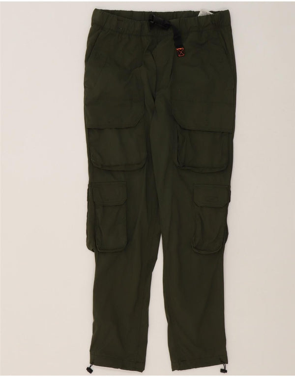 Мужские прямые брюки карго Jack & Jones, маленькие W29 L27, зеленый нейлон