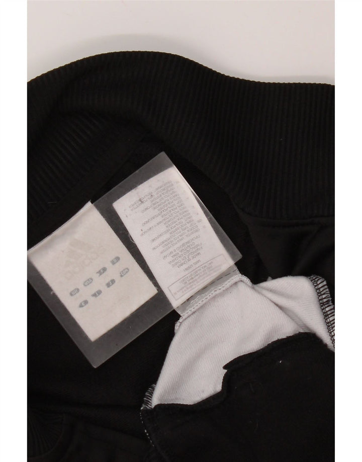 Мужской спортивный костюм Adidas, верхняя куртка, средний черный, полиэстер с цветными блоками