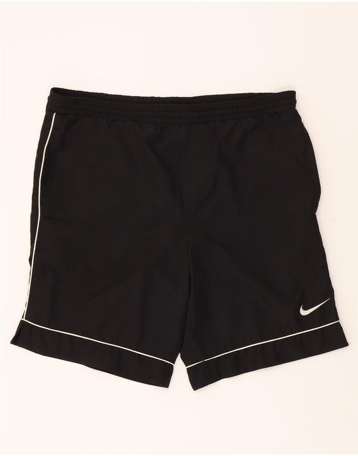Мужские спортивные шорты Nike, маленькие черные из полиэстера