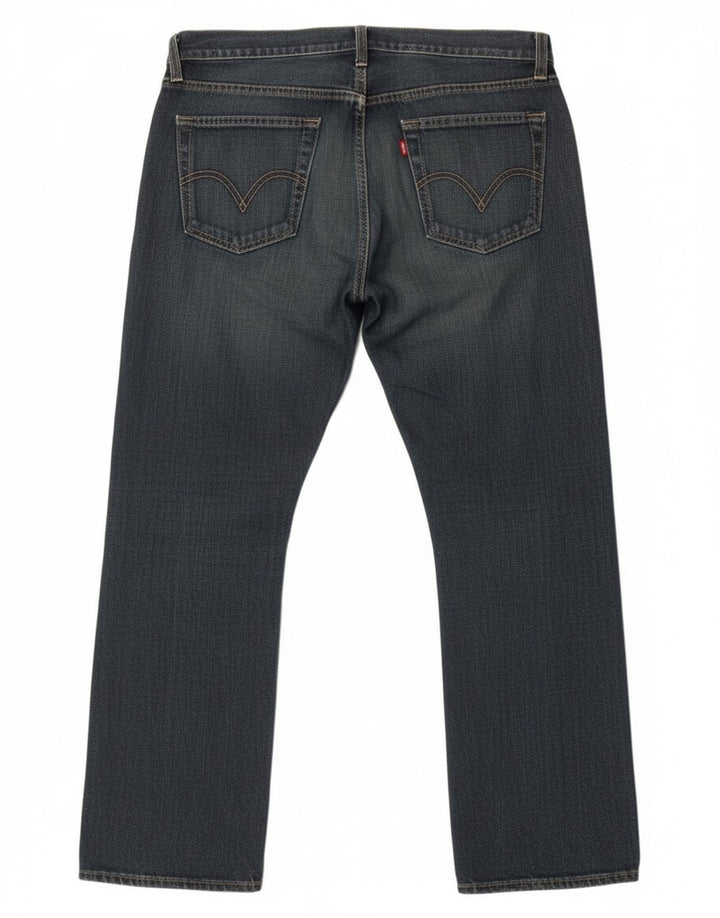 Мужские прямые джинсы Levi's 514 W36 L30 синие, хлопок