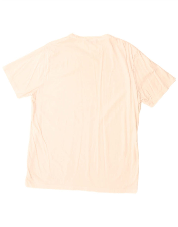 Massimo Dutti Мужская футболка с рисунком, большой белый