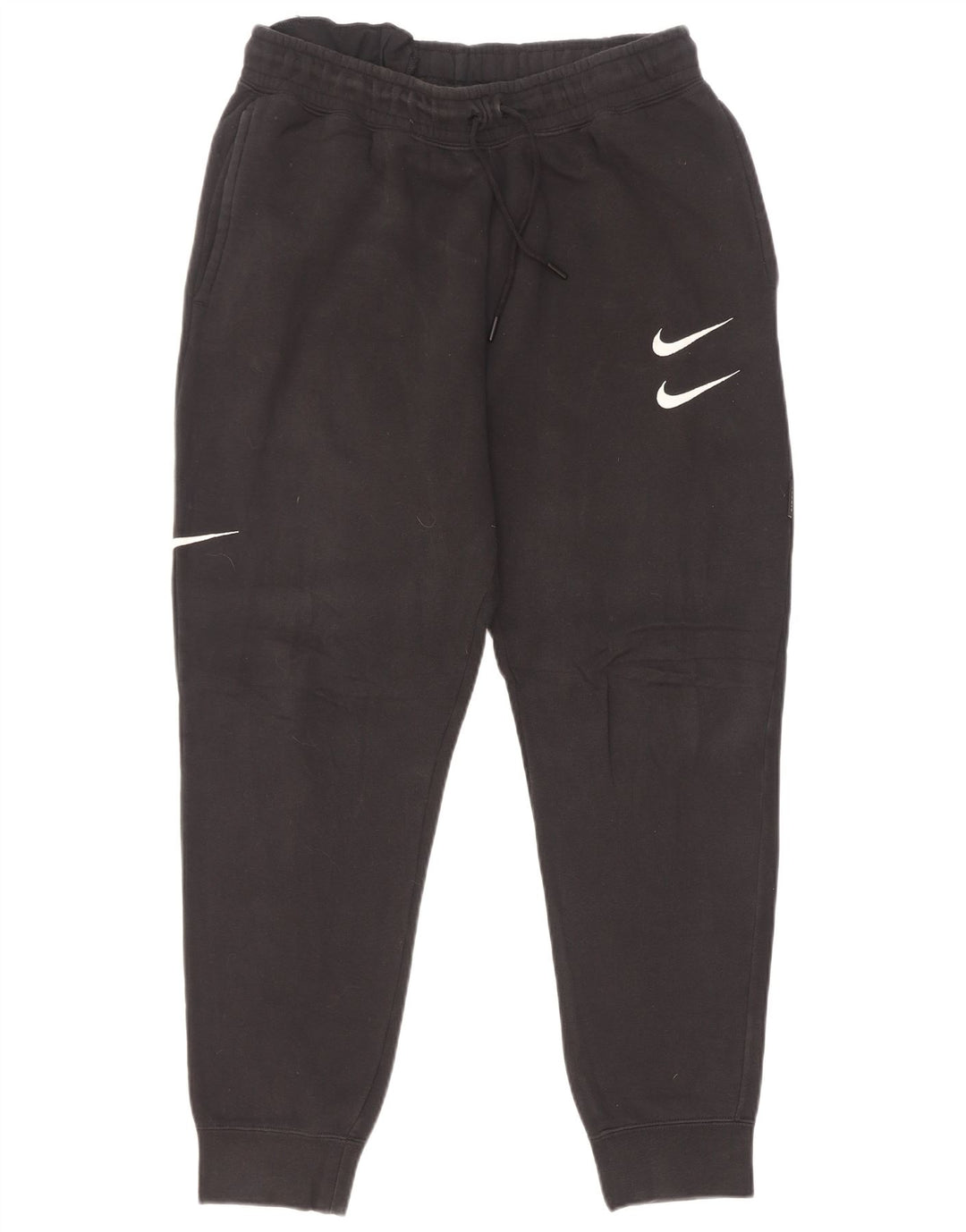 Мужские спортивные брюки с графическим рисунком Nike, джоггеры, средний черный, хлопок