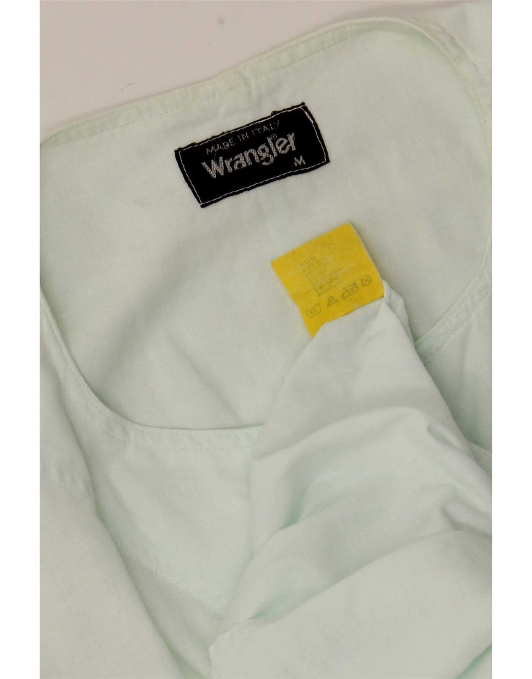 Мужская пуловерная рубашка Wrangler с коротким рукавом, средний бирюзовый хлопок