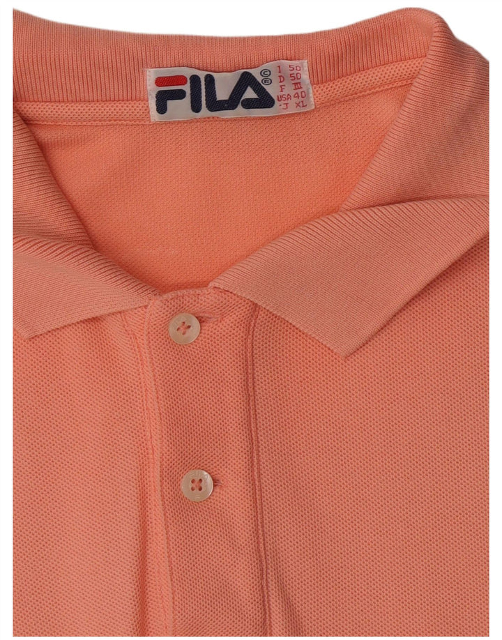 Рубашка Поло Мужская Fila IT 50 Средний Оранжевый