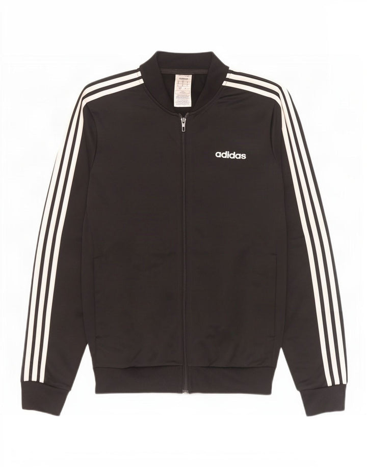 Adidas Мужской спортивный костюм Верхняя куртка Маленький черный полиэстер