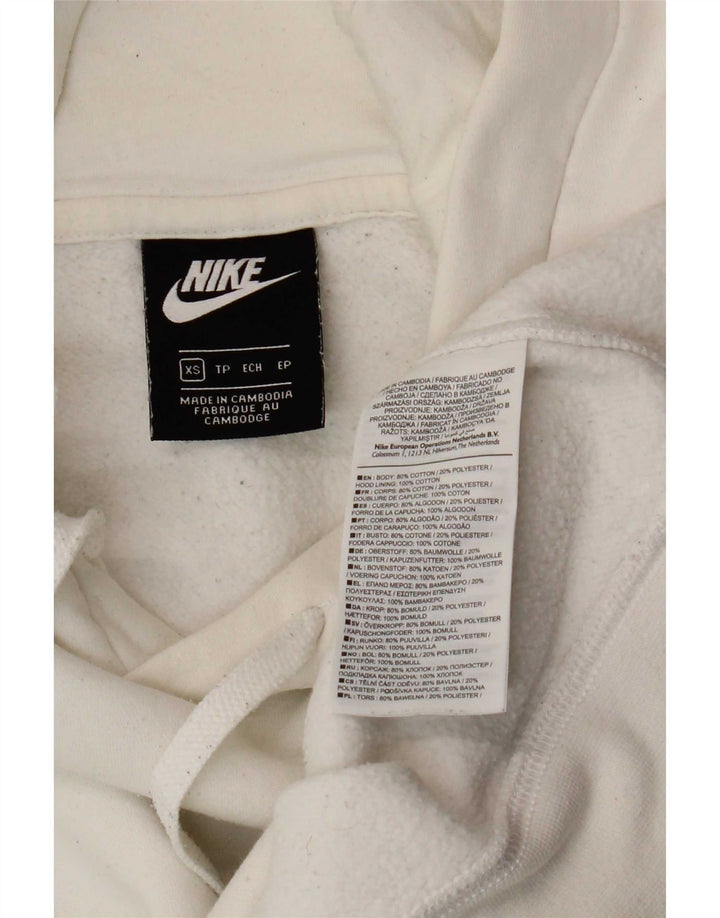 Мужской джемпер с капюшоном Nike XS, белый хлопок