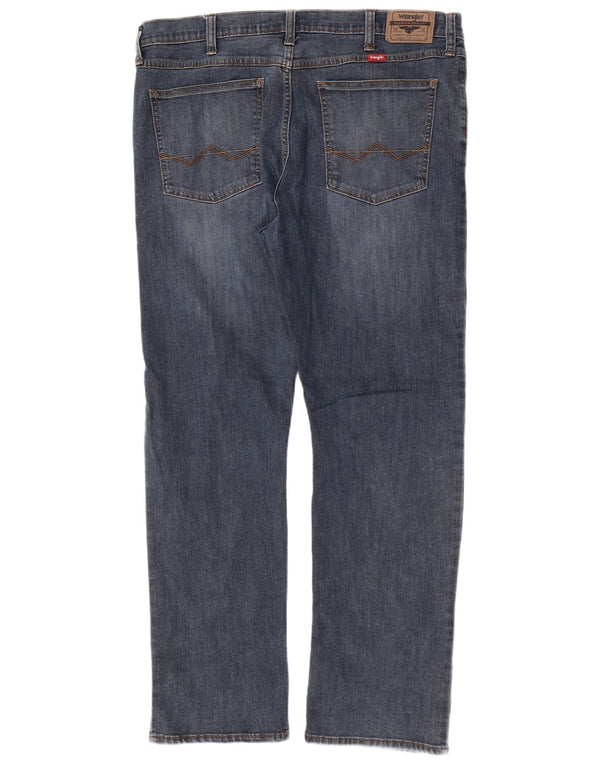 Мужские узкие прямые джинсы Wrangler W38 L30 синие