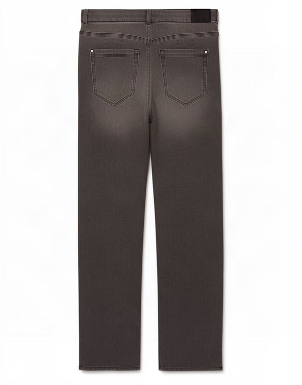 Женские прямые джинсы Marks & Spencer UK 16, большие, W32 L28, серый хлопок