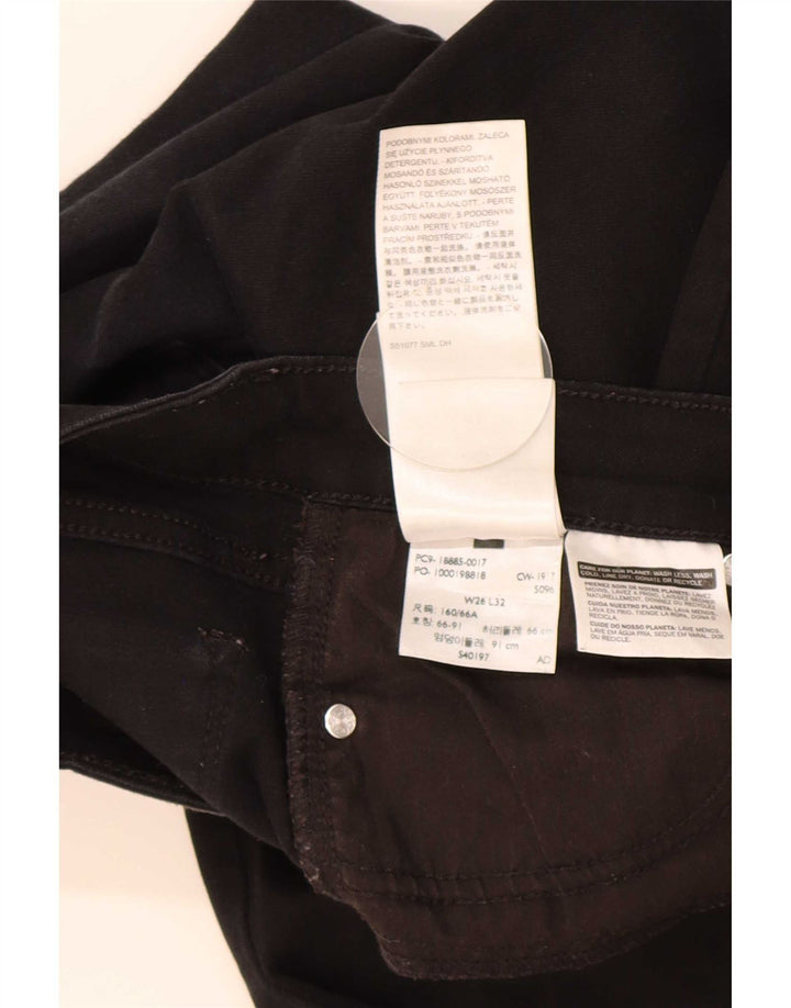 Женские джинсы Levi's 715 Bootcut W26 L32, черный хлопок