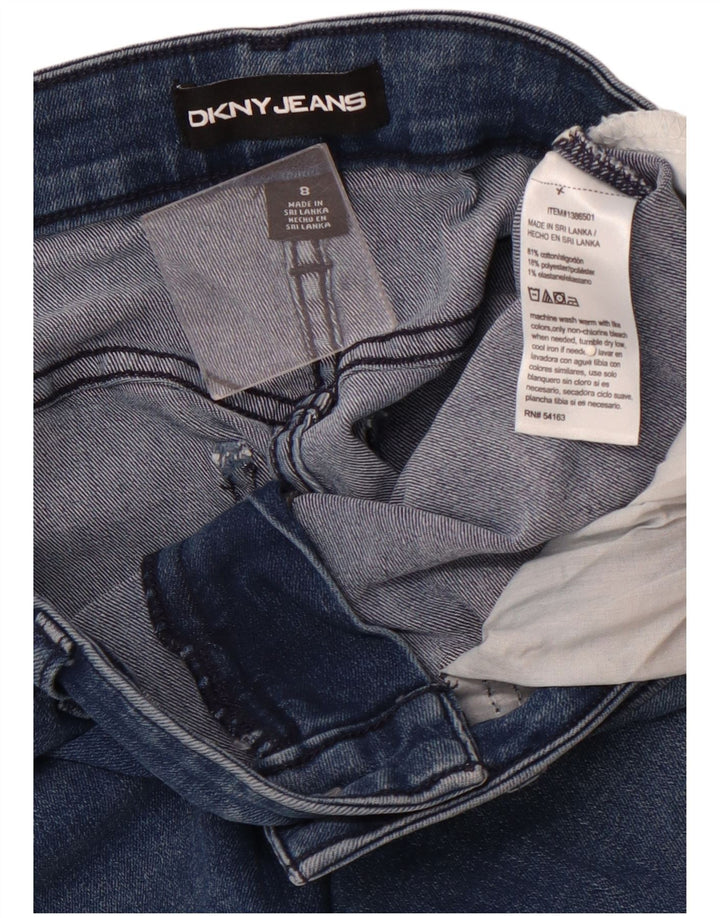 Женские джинсовые шорты DKNY US 8 Medium W28 Темно-синие хлопковые